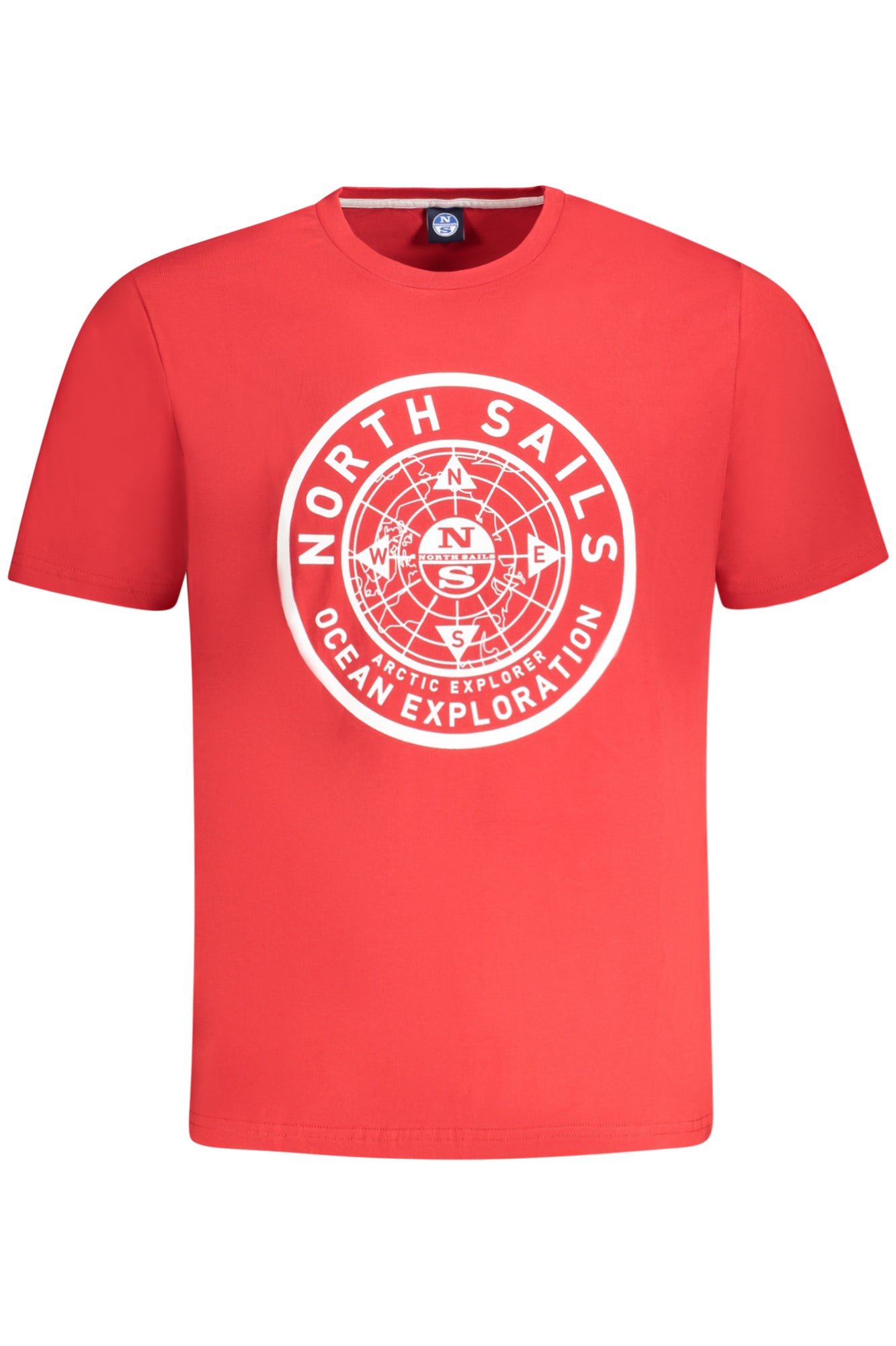 CAMISETA DE MANGA CORTA PARA HOMBRE NORTH SAILS, ROJA