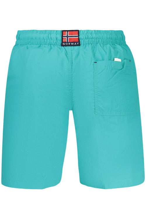Bañador Bermuda con Franjas Norway 1963 Hombre Turquesa