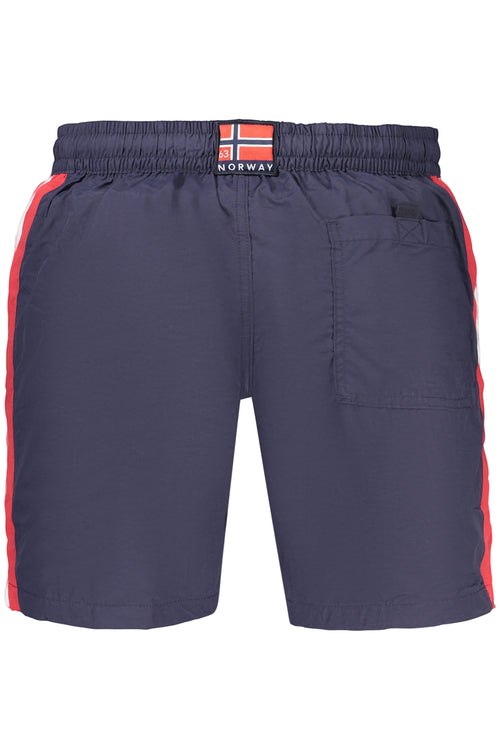 Bañador azul marino color block para hombre Norway 1963