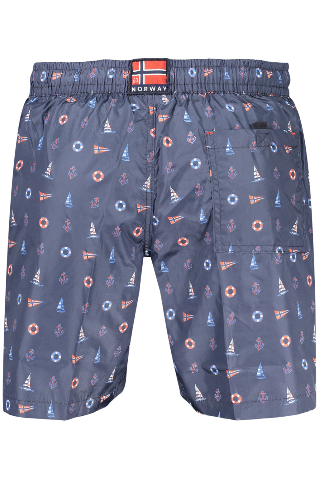 Bañador azul con estampado náutico para hombre Norway 1963