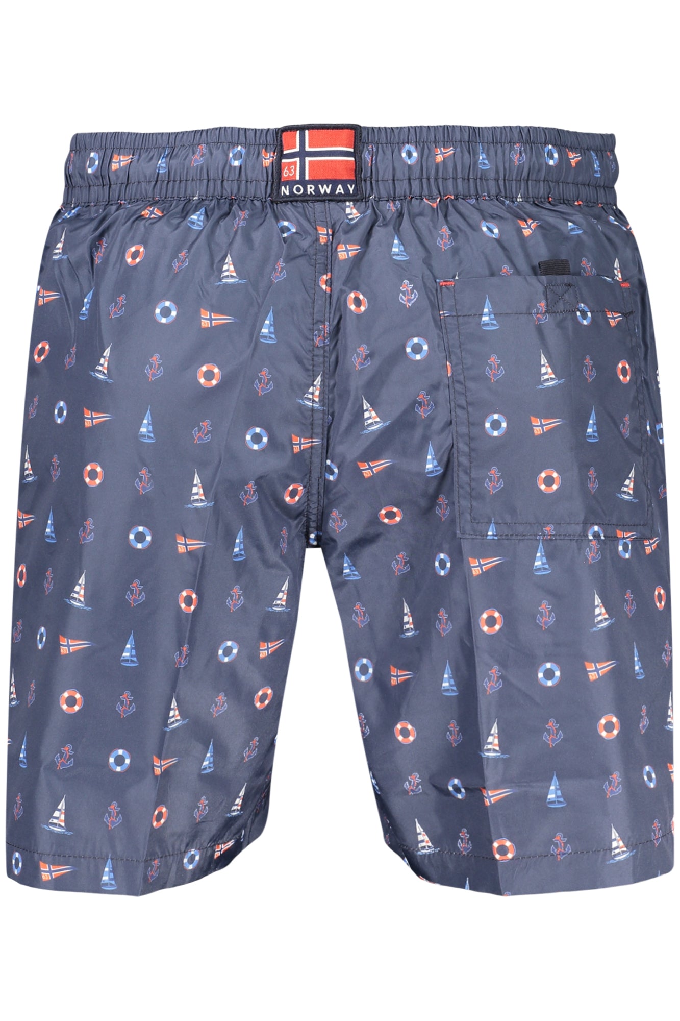Bañador azul con estampado náutico para hombre Norway 1963