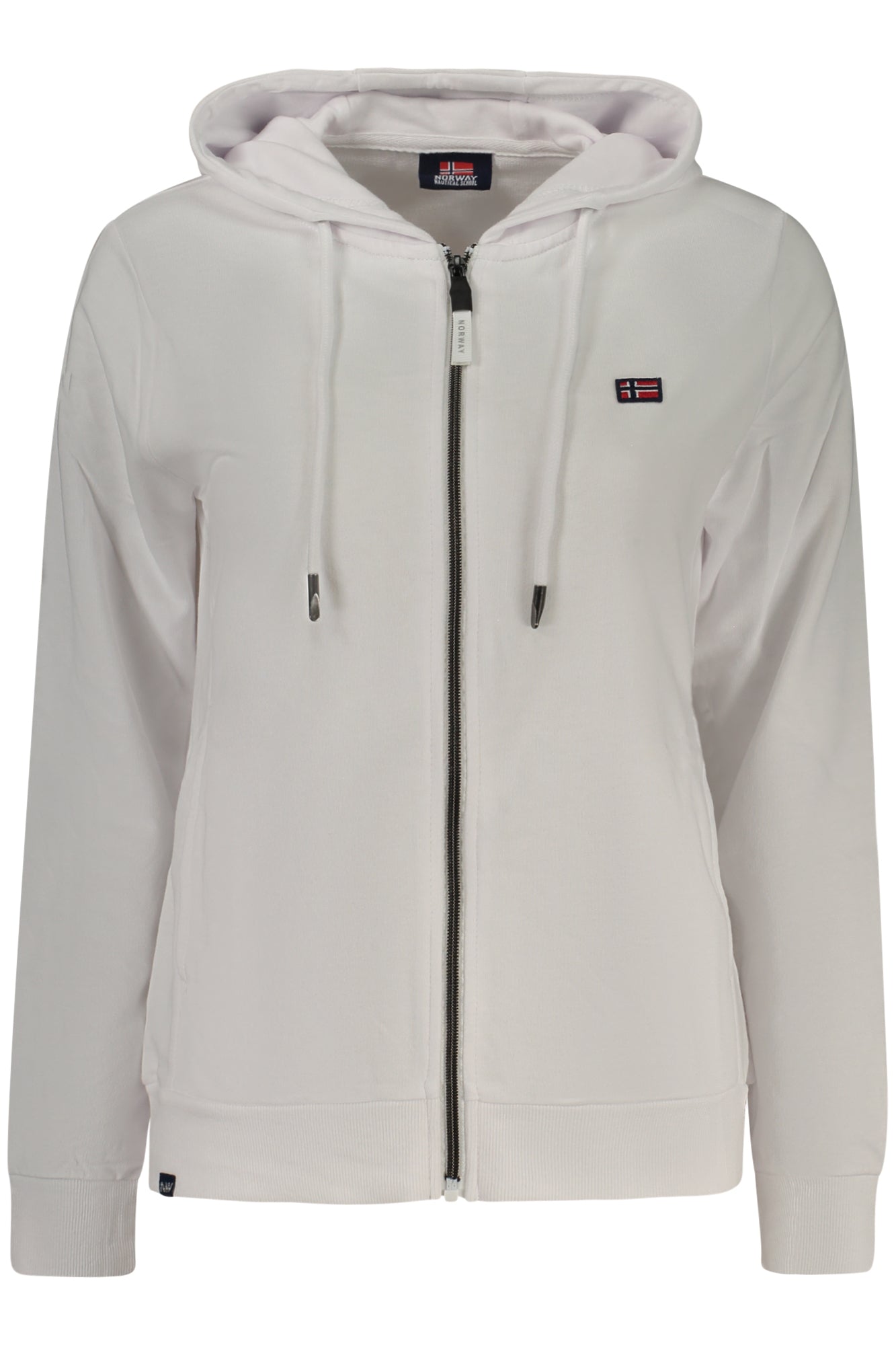 NORUEGA 1963 SUDADERA BLANCA CON CREMALLERA PARA MUJER