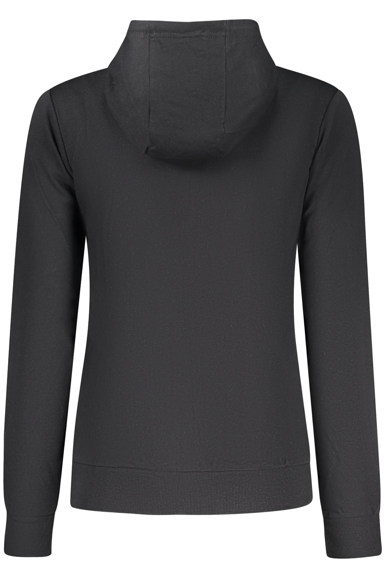 Sudadera negra con cremallera para mujer, Noruega 1963