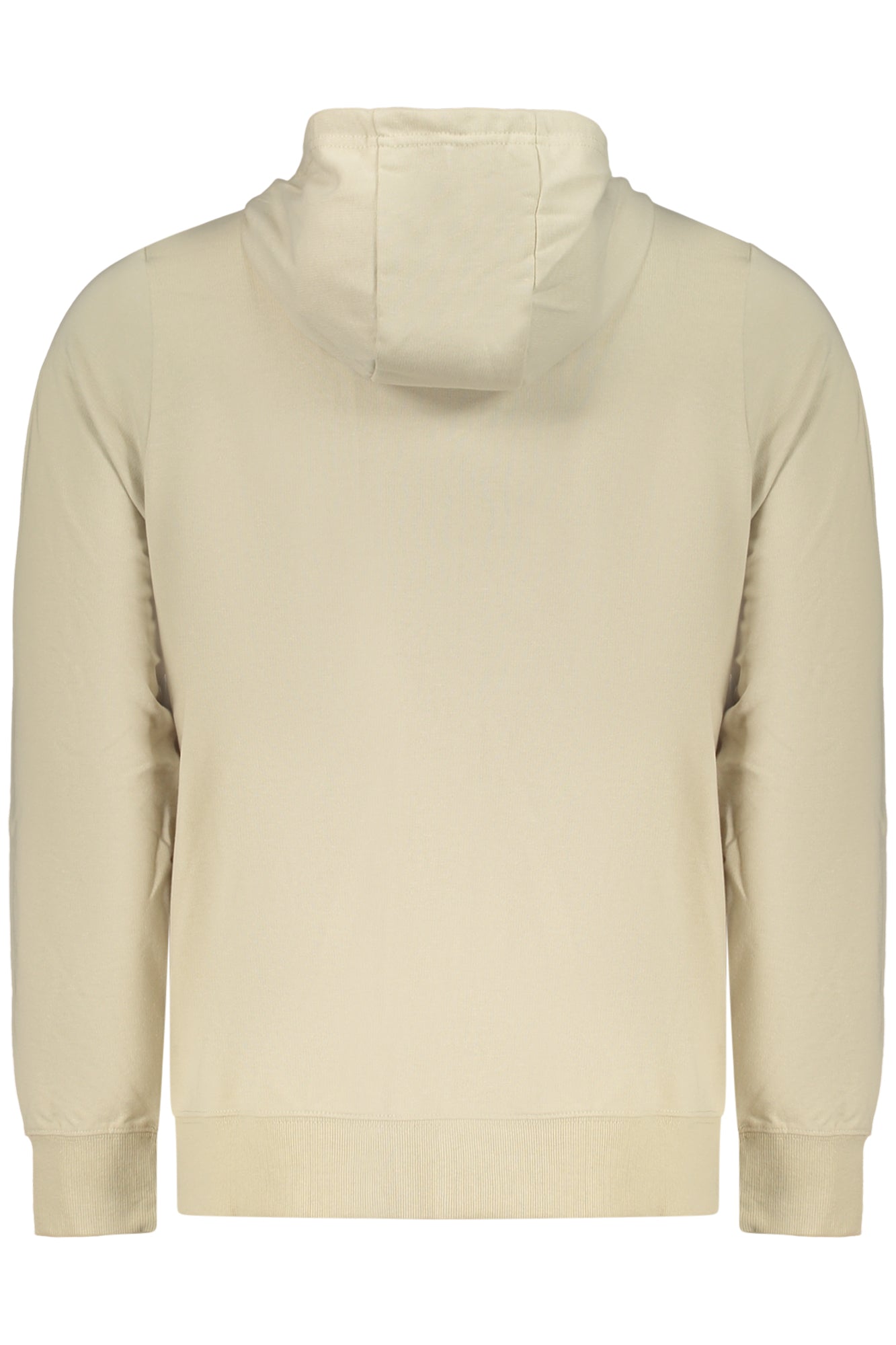 Sudadera beige con cremallera para hombre, Noruega 1963
