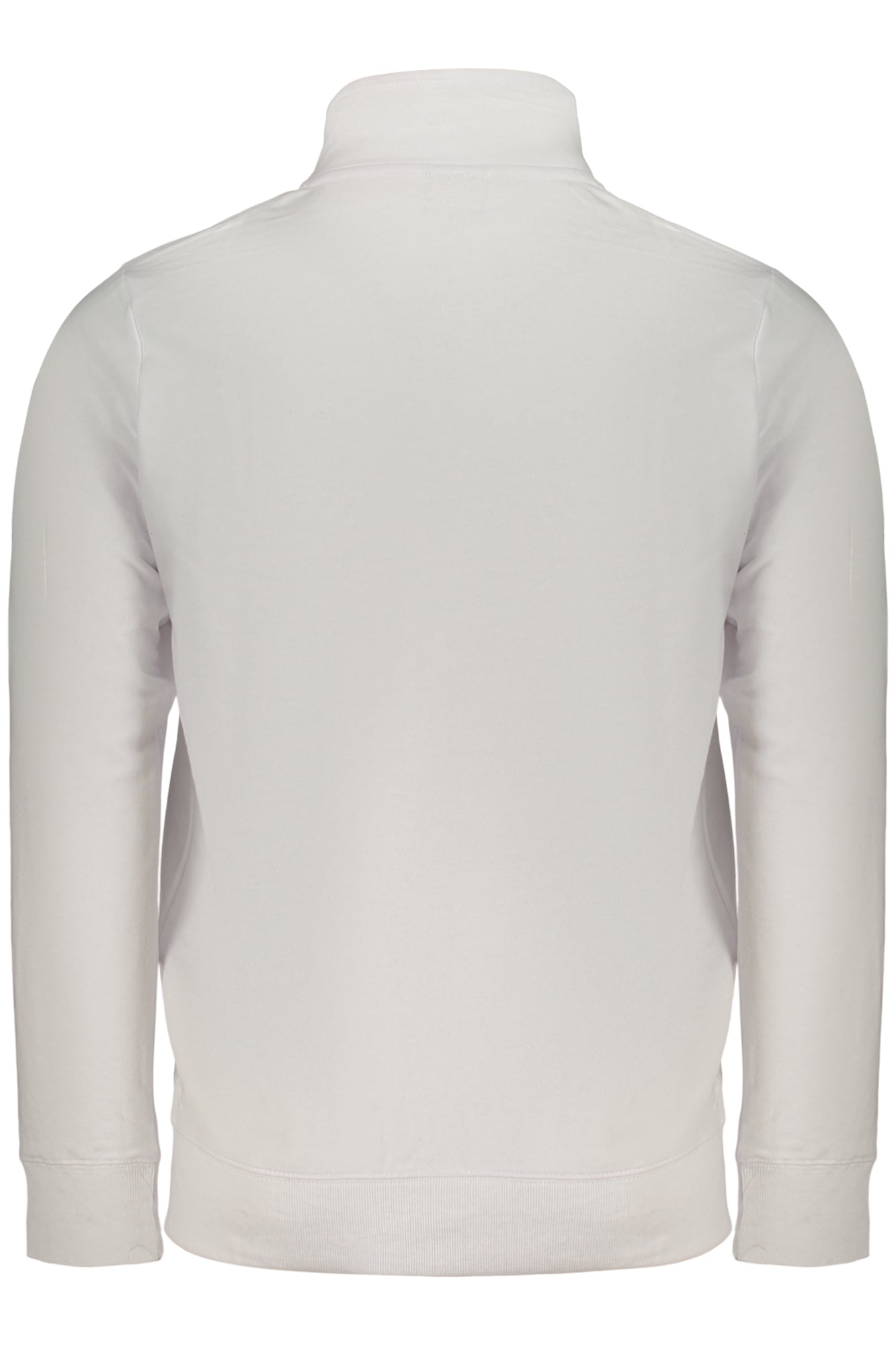 Sudadera blanca con cremallera para hombre, Noruega 1963
