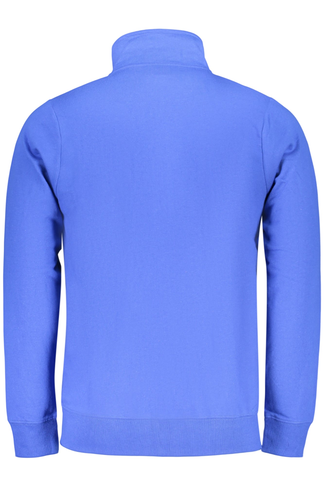 Sudadera azul con cremallera para hombre, Noruega 1963