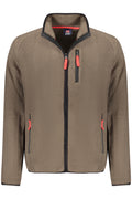 Sudadera marr? con cremallera para hombre, Noruega 1963