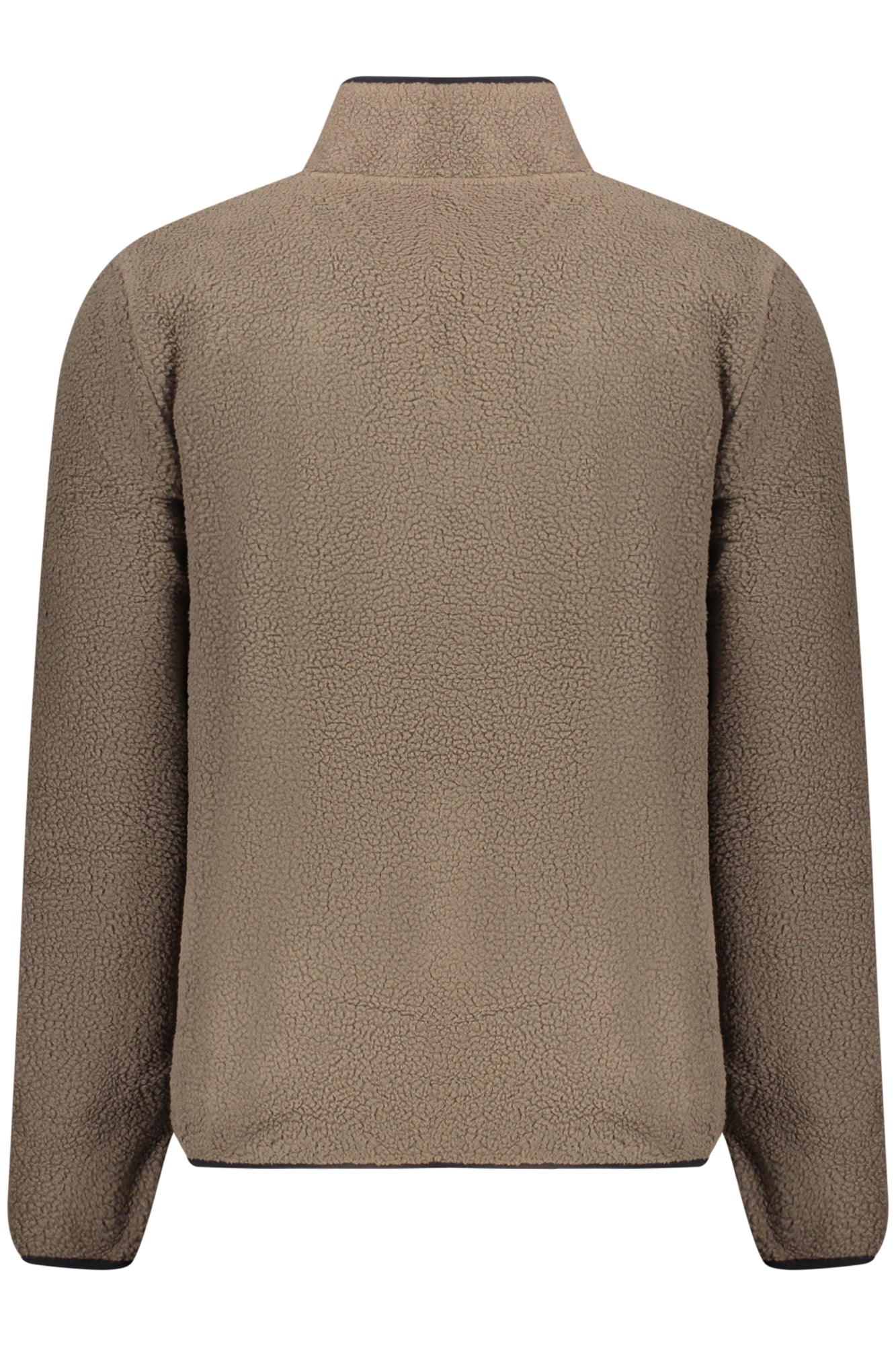 Sudadera marr? con cremallera para hombre, Noruega 1963