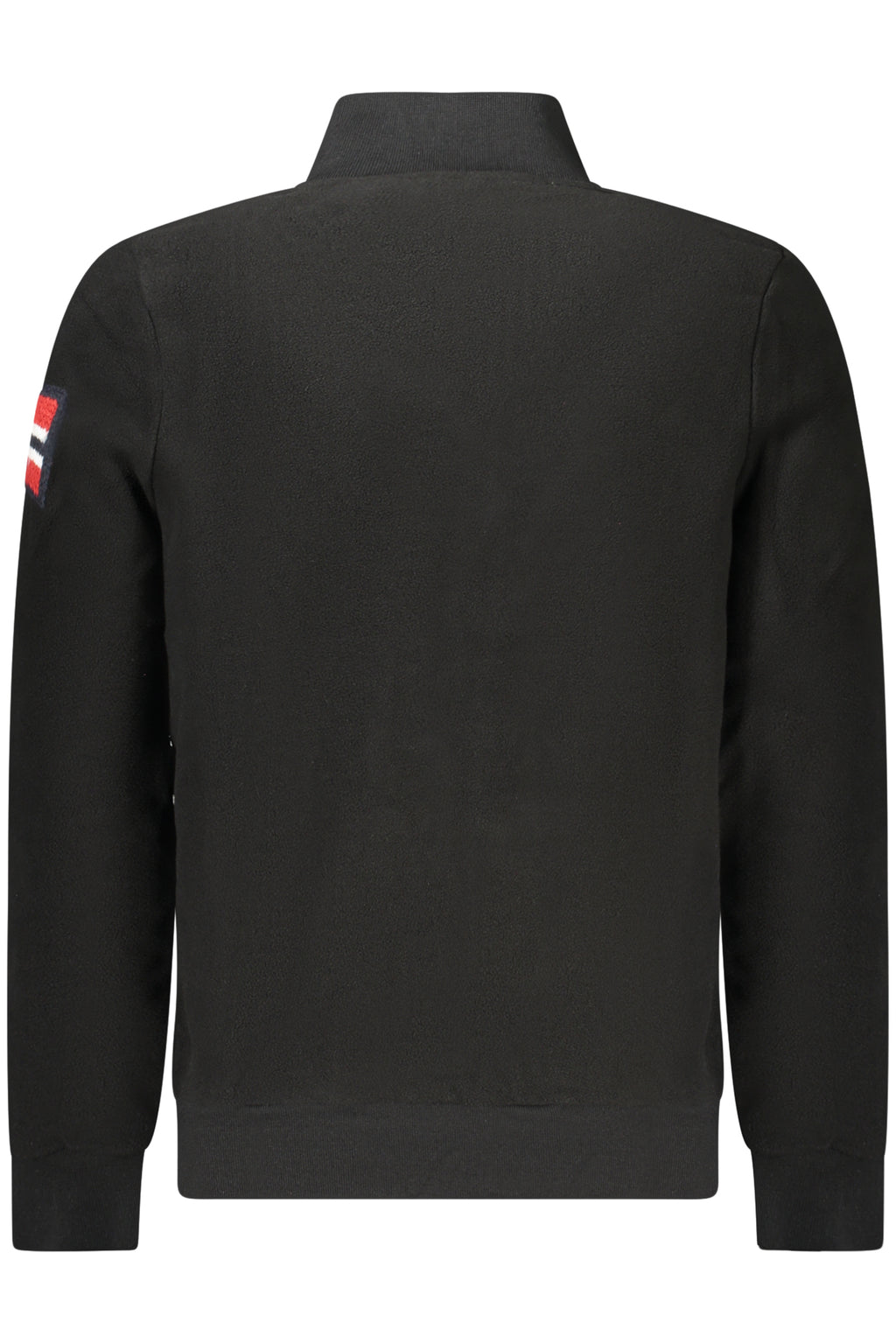 Sudadera negra con cremallera para hombre, Noruega 1963