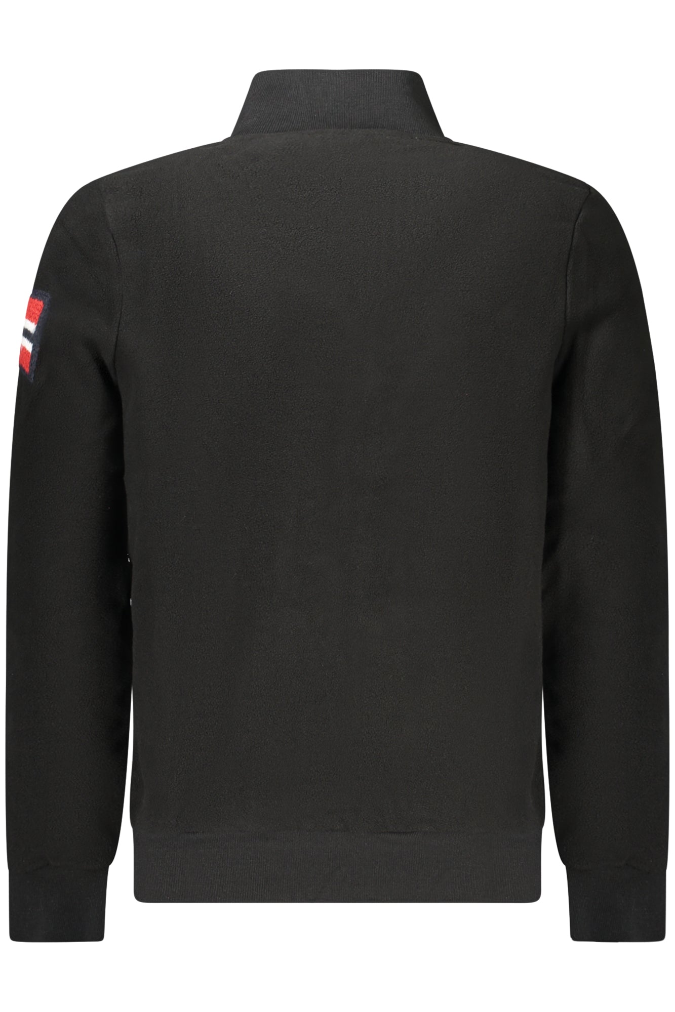 Sudadera negra con cremallera para hombre, Noruega 1963