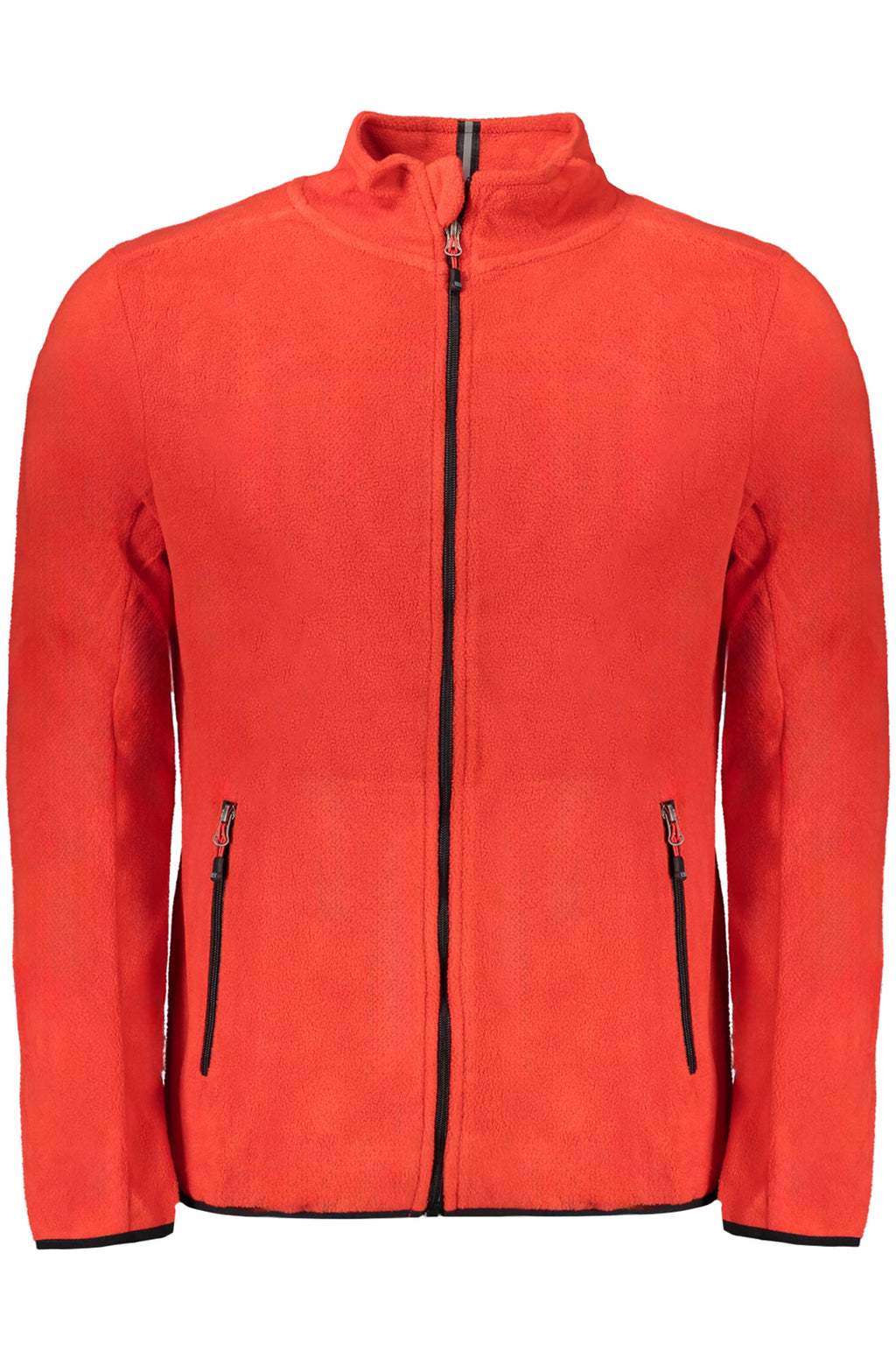 Sudadera roja con cremallera para hombre, Noruega 1963