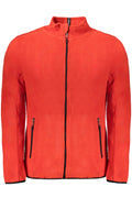 Sudadera roja con cremallera para hombre, Noruega 1963