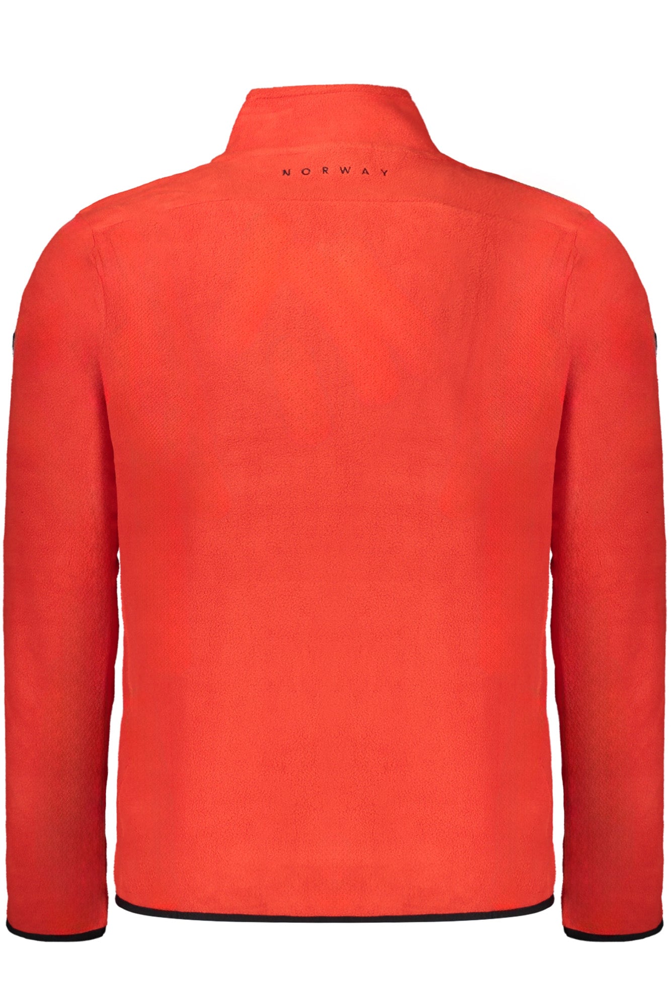 Sudadera roja con cremallera para hombre, Noruega 1963