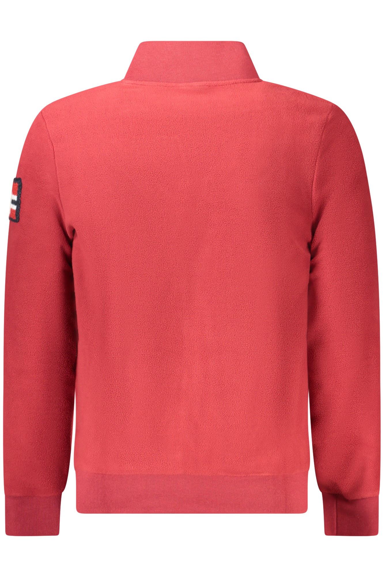 Sudadera roja con cremallera para hombre, Noruega 1963