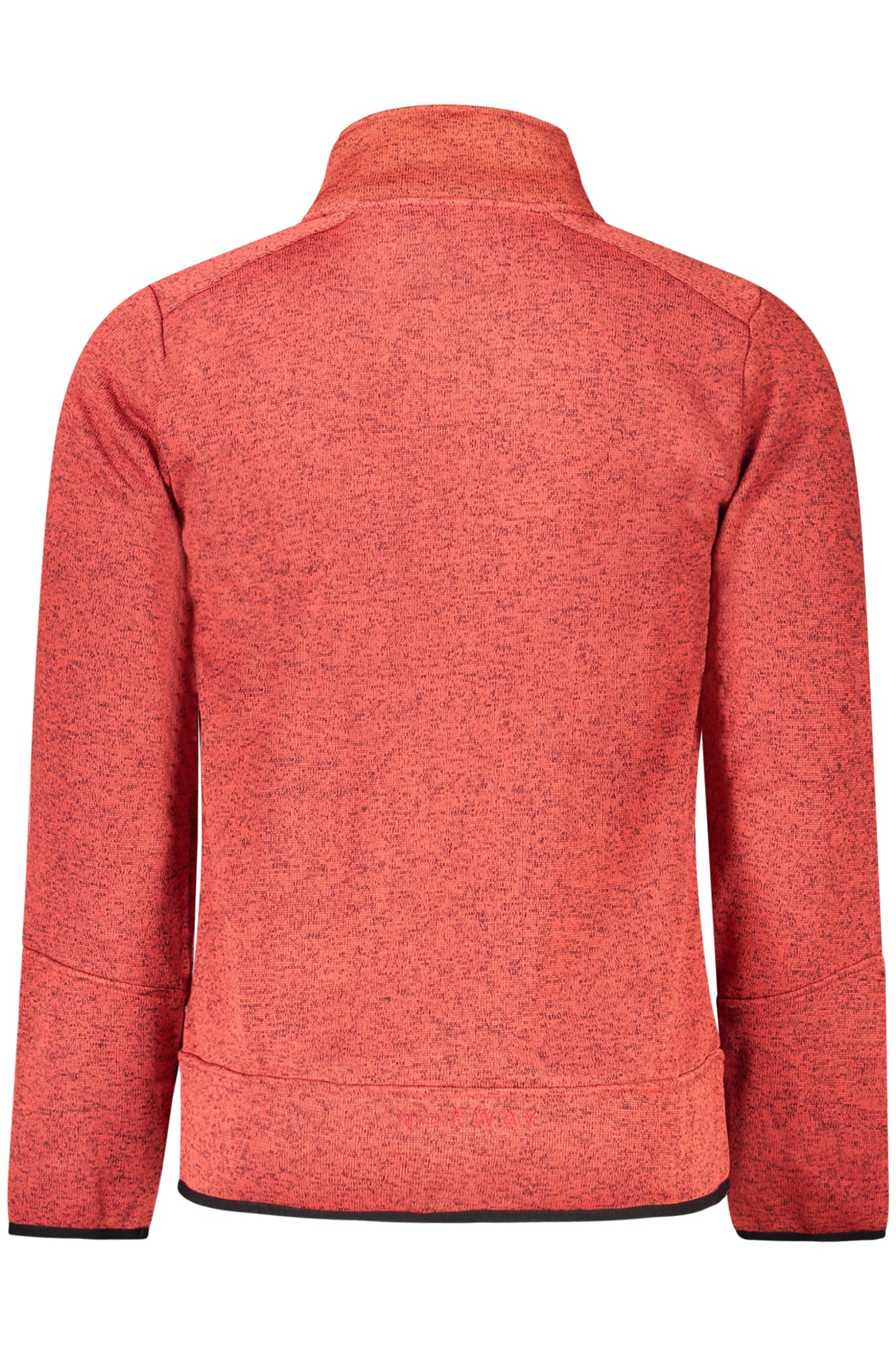 Sudadera roja con cremallera para hombre, Noruega 1963