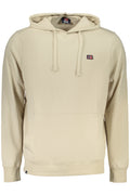 Sudadera beige con cremallera para hombre, Noruega 1963