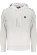 Sudadera blanca con cremallera para hombre, Noruega 1963