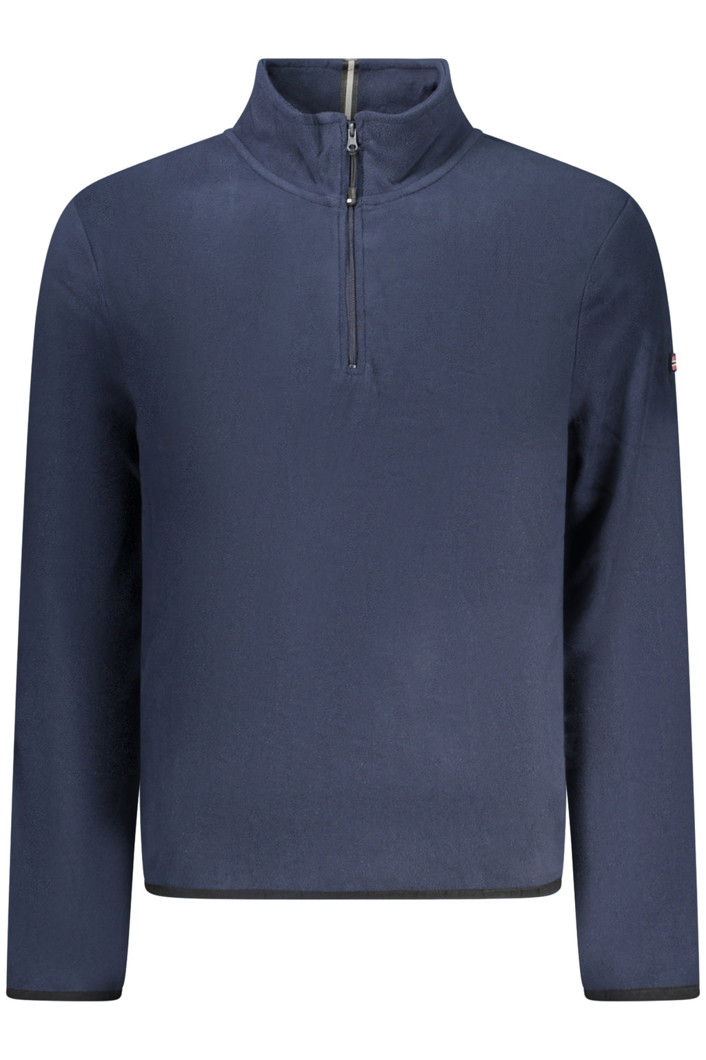 Sudadera azul con cremallera para hombre, Noruega 1963
