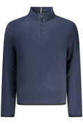 Sudadera azul con cremallera para hombre, Noruega 1963