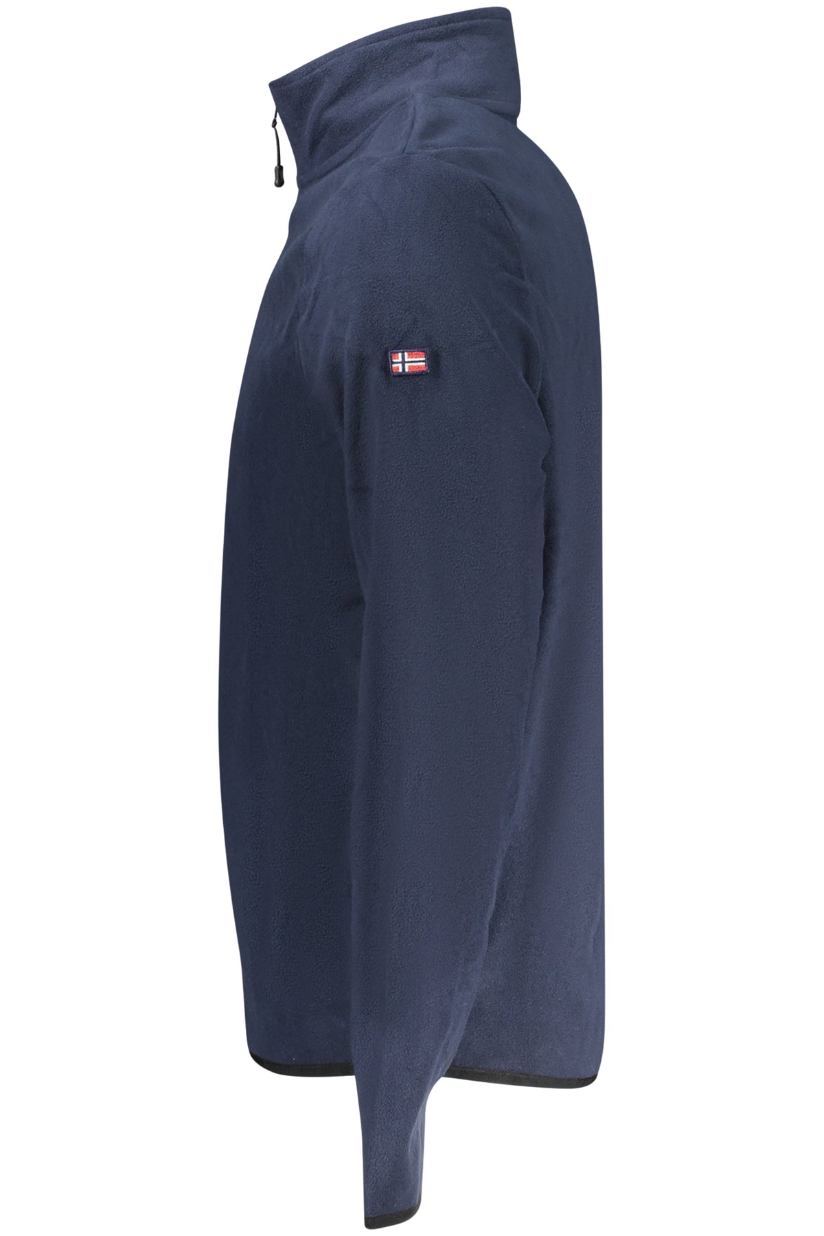 Sudadera azul con cremallera para hombre, Noruega 1963