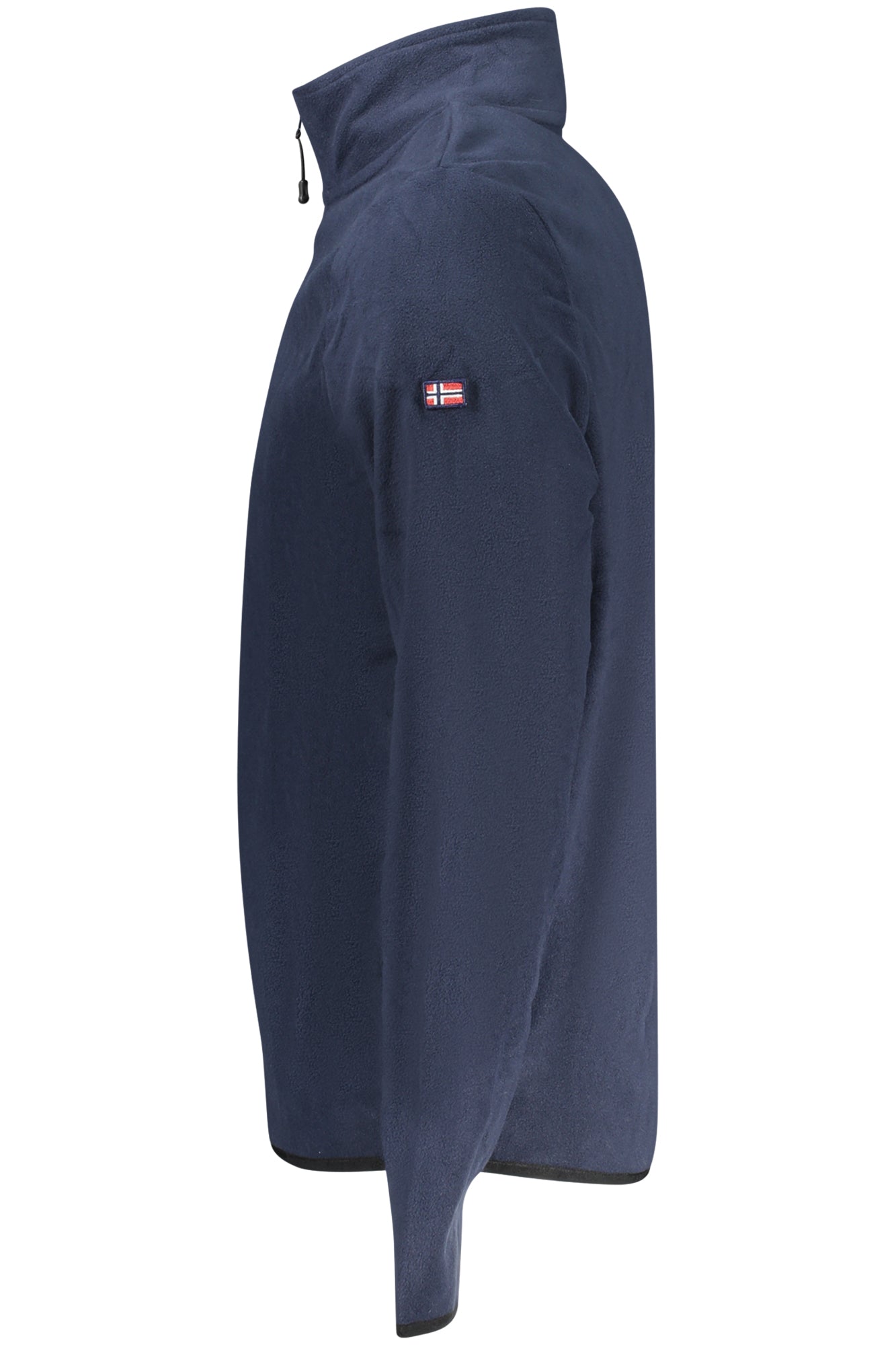 Sudadera azul con cremallera para hombre, Noruega 1963