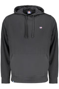 Sudadera negra con cremallera para hombre, Noruega 1963