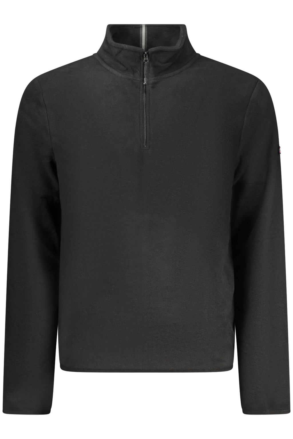 Sudadera negra con cremallera para hombre, Noruega 1963