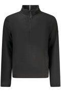 Sudadera negra con cremallera para hombre, Noruega 1963
