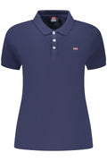 NORUEGA 1963 POLO DE MANGA CORTA PARA MUJER, AZUL