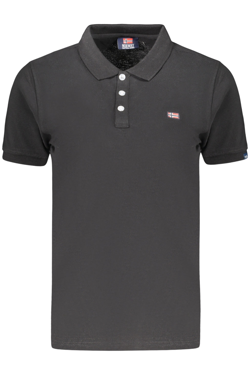NORUEGA 1963 POLO DE MANGA CORTA PARA MUJER, NEGRO
