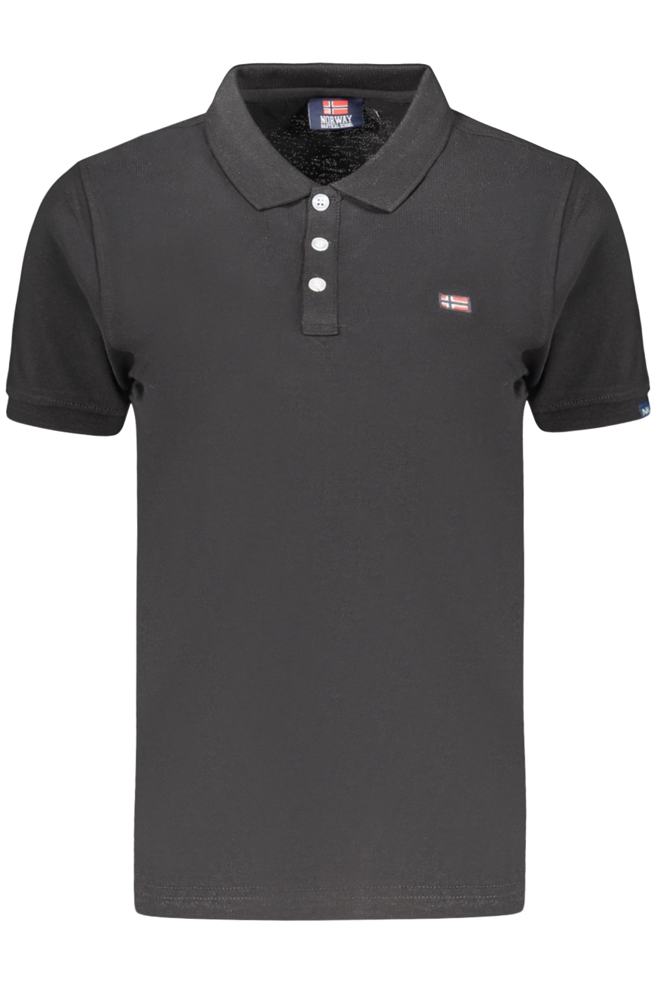 NORUEGA 1963 POLO DE MANGA CORTA PARA MUJER, NEGRO