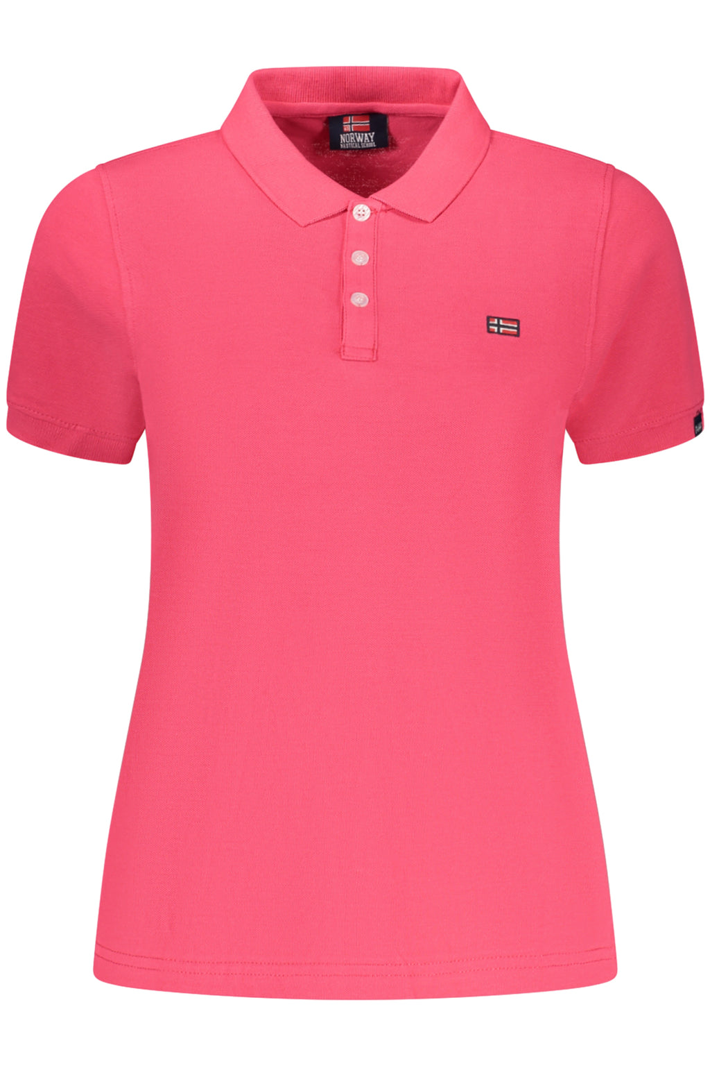NORUEGA 1963 POLO ROSA DE MANGA CORTA PARA MUJER