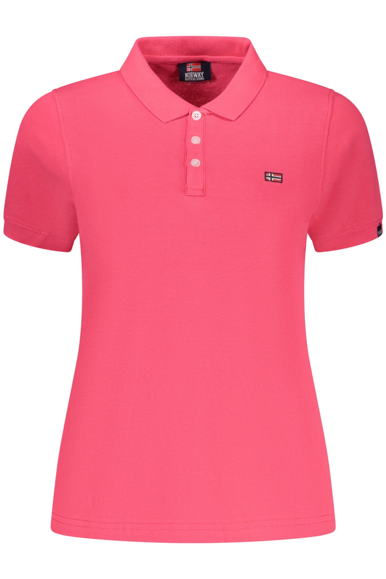 NORUEGA 1963 POLO ROSA DE MANGA CORTA PARA MUJER