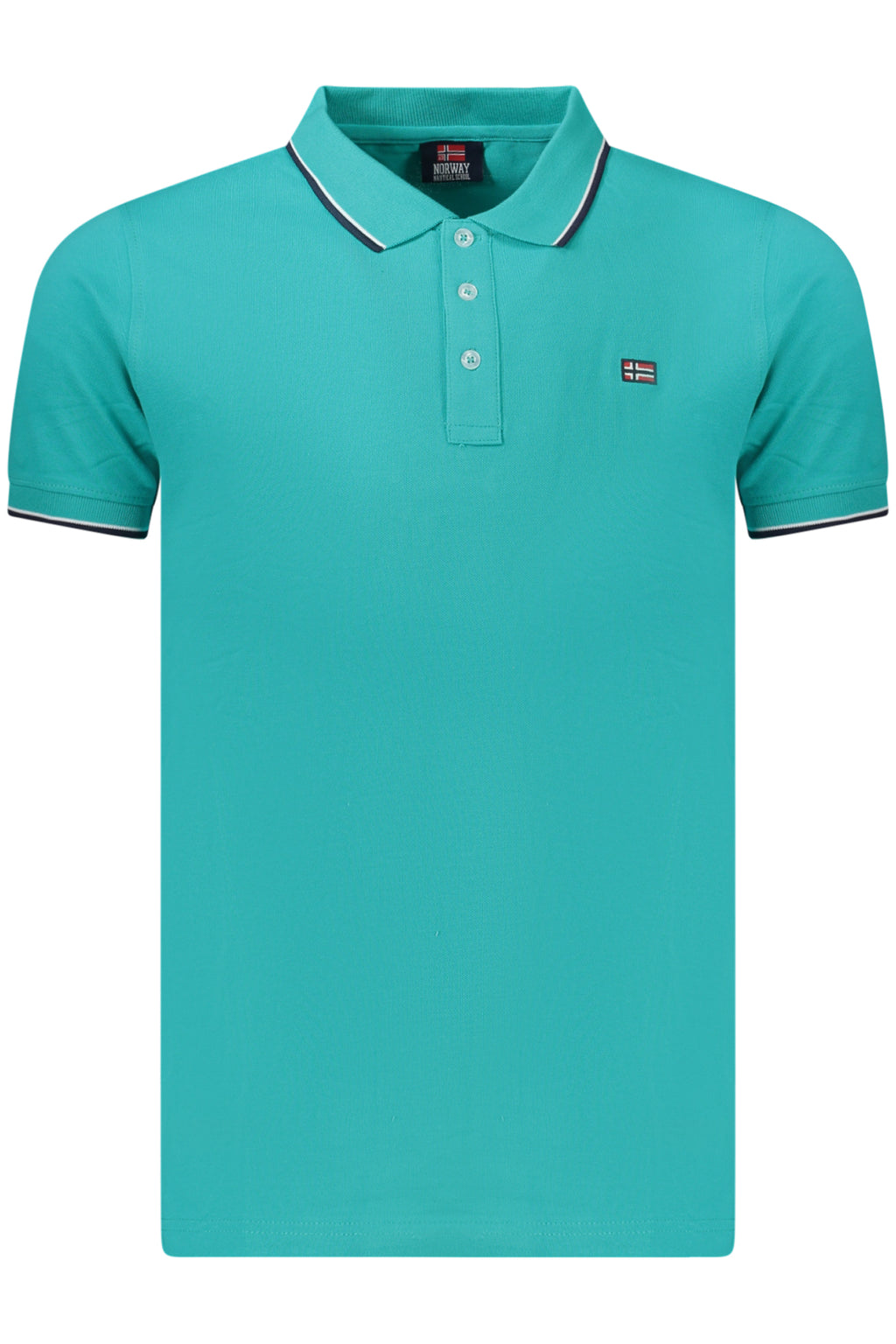 NORUEGA 1963 POLO DE MANGA CORTA PARA HOMBRE, AZUL