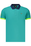 Polo de Manga Corta para Mujer  Azzurro (Slim Fit)