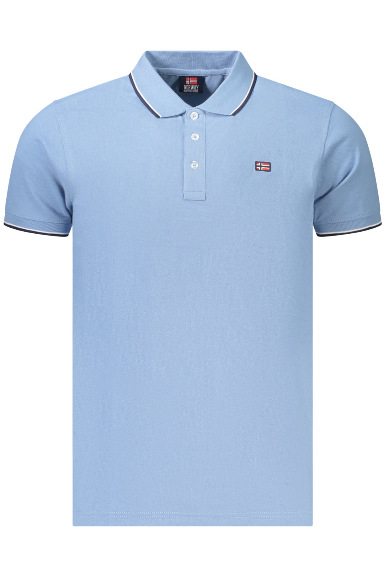 Polo homme � manches courtes, Norv�ge 1963, bleu