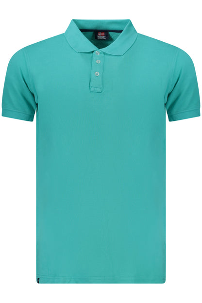 Polo de Manga Corta para Mujer  Azzurro (Slim Fit)