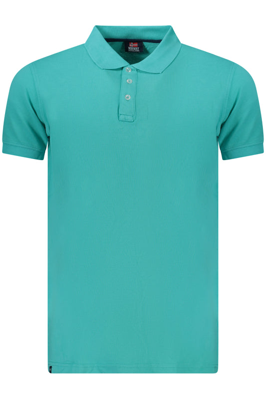 Polo de Manga Corta para Mujer  Azzurro (Slim Fit)