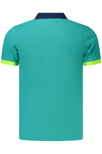 Polo de Manga Corta para Mujer  Azzurro (Slim Fit)