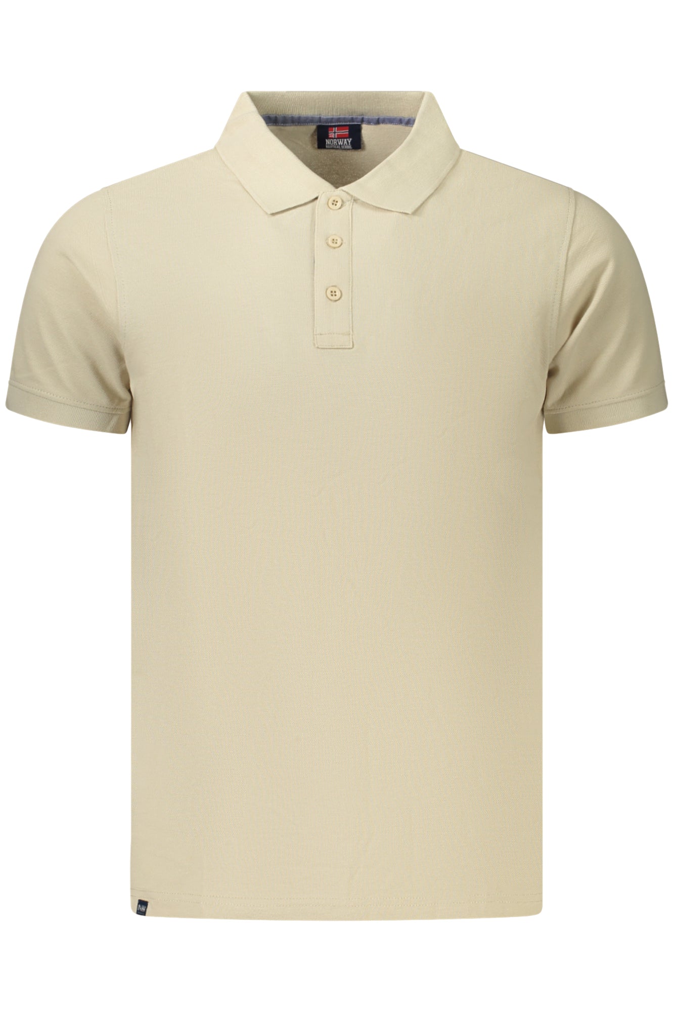 Polo de Manga Corta para Mujer  Beige (Slim Fit)
