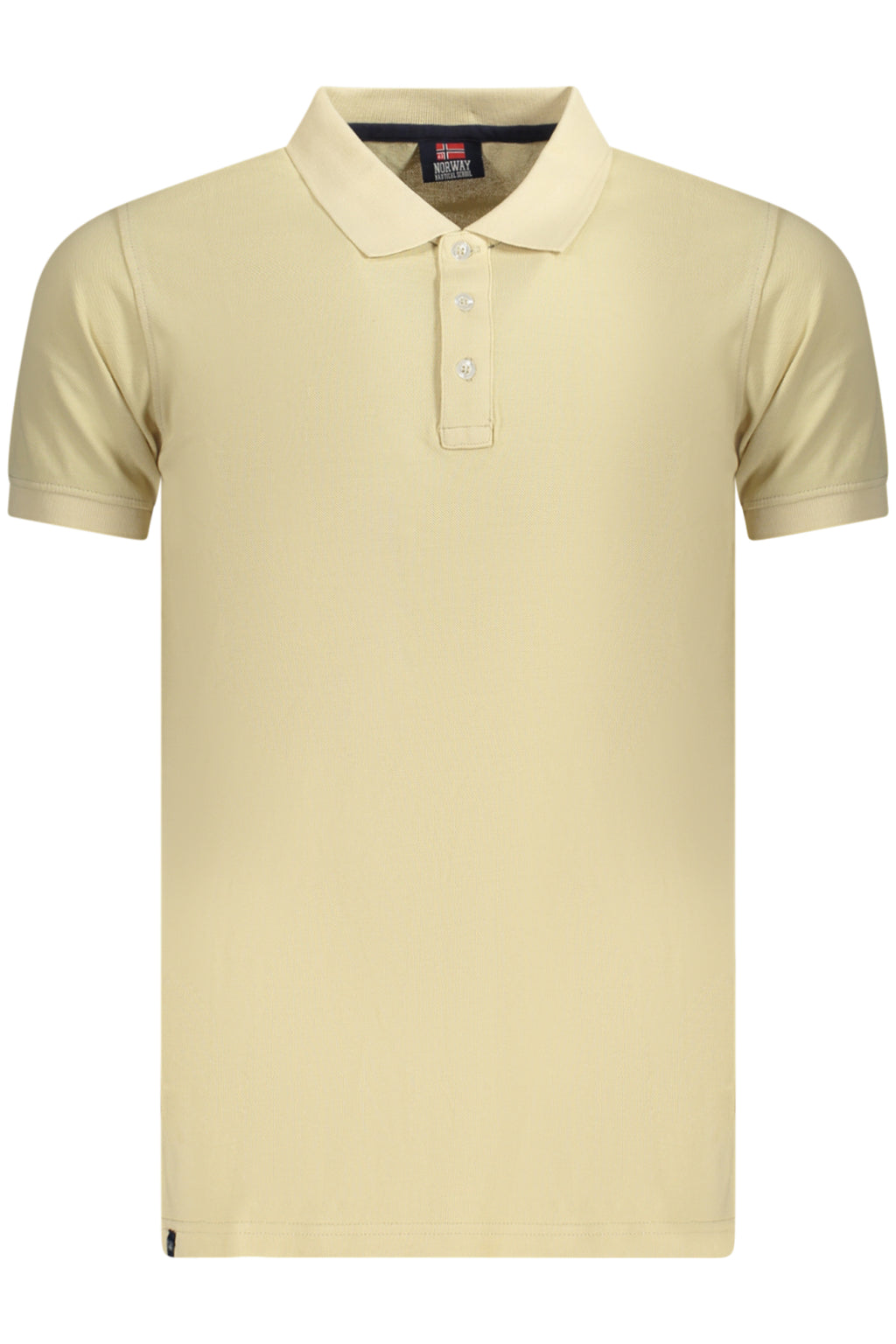 NORUEGA 1963 POLO DE MANGA CORTA PARA HOMBRE, BEIGE