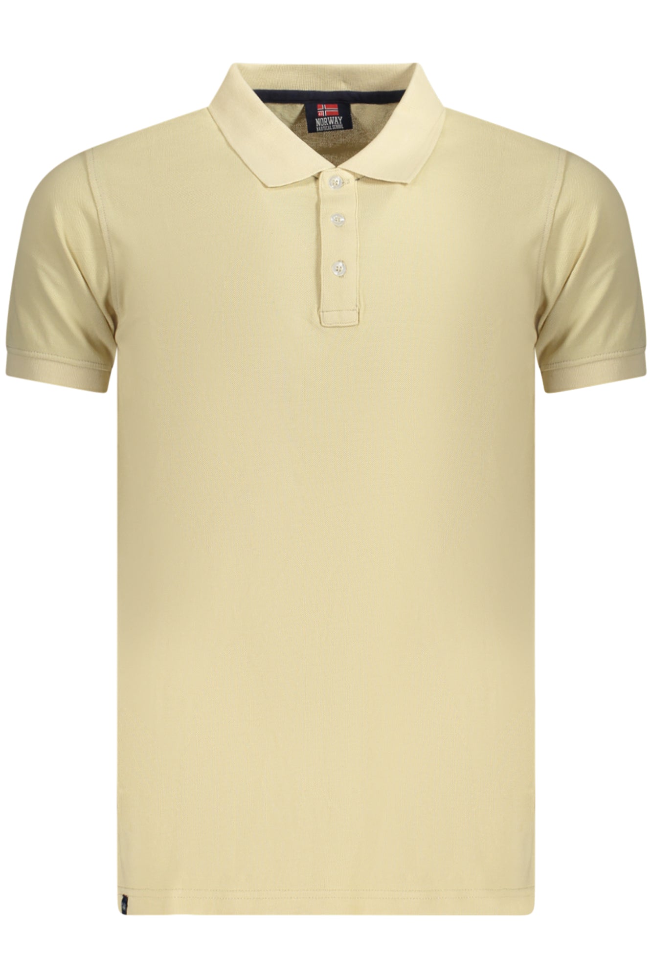 NORUEGA 1963 POLO DE MANGA CORTA PARA HOMBRE, BEIGE