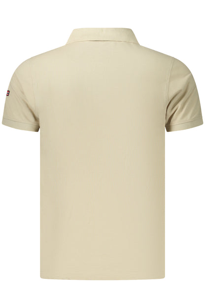 Polo homme � manches courtes, beige, Norv�ge 1963