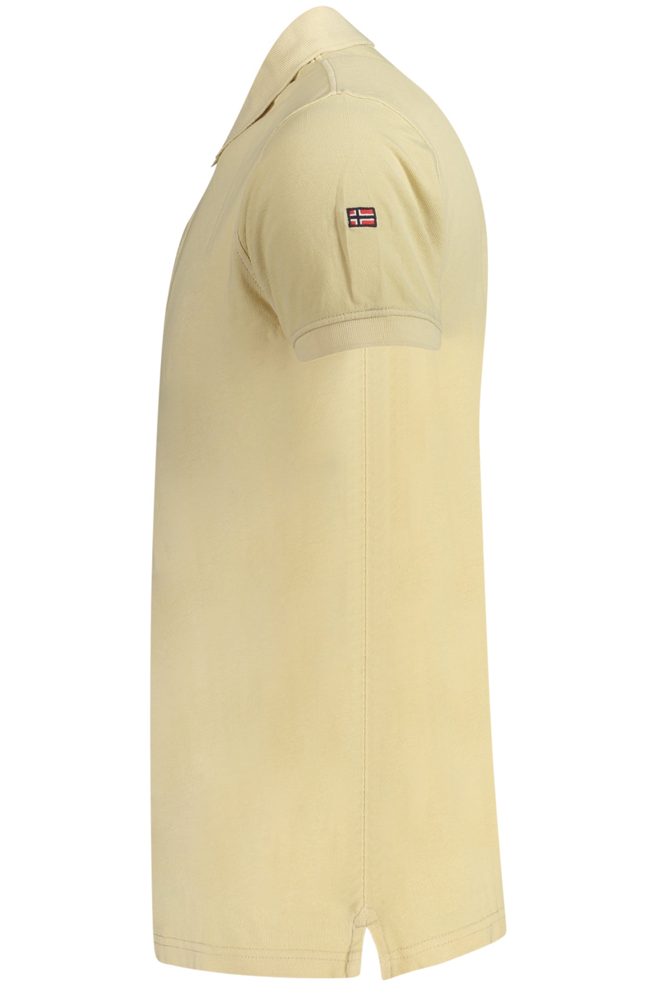 Polo de Manga Corta para Mujer  Beige (Slim Fit)
