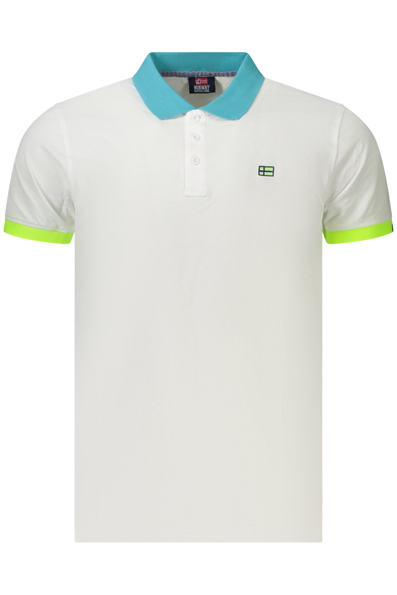 Polo de Manga Corta para Mujer  Bianco (Slim Fit)