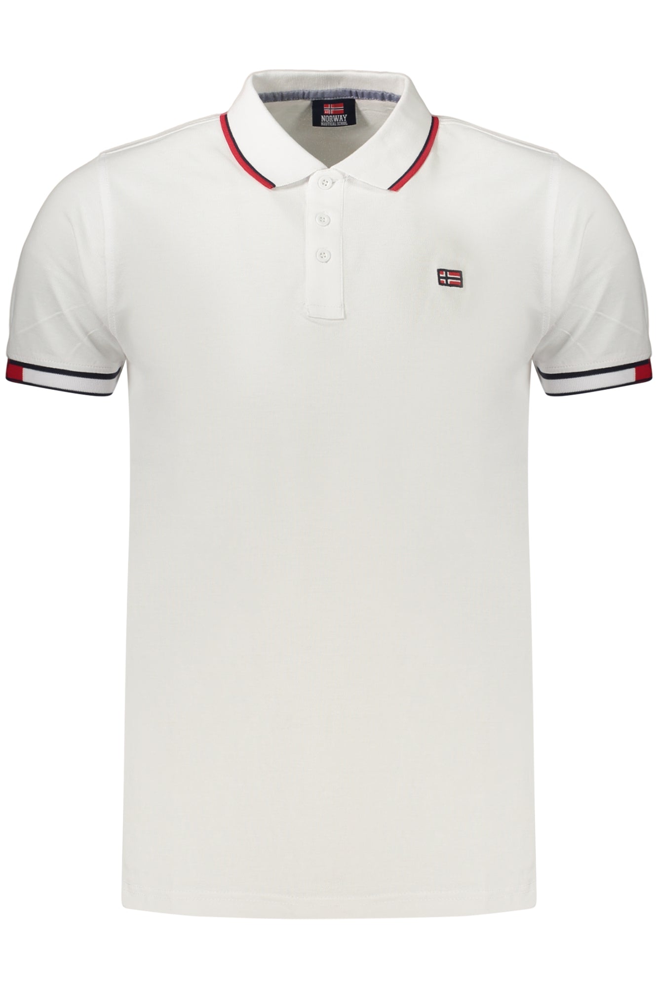 Polo de Manga Corta para Mujer  Bianco (Slim Fit)