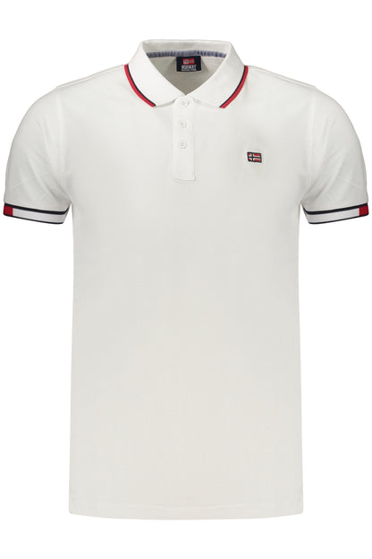 Polo blanc � manches courtes pour homme, Norv�ge 1963