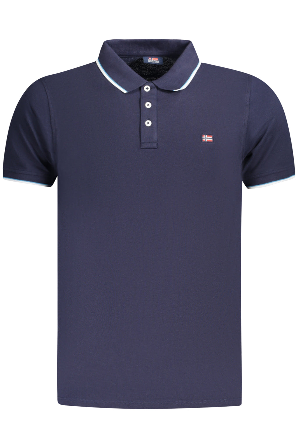 NORUEGA 1963 POLO DE MANGA CORTA PARA HOMBRE, AZUL