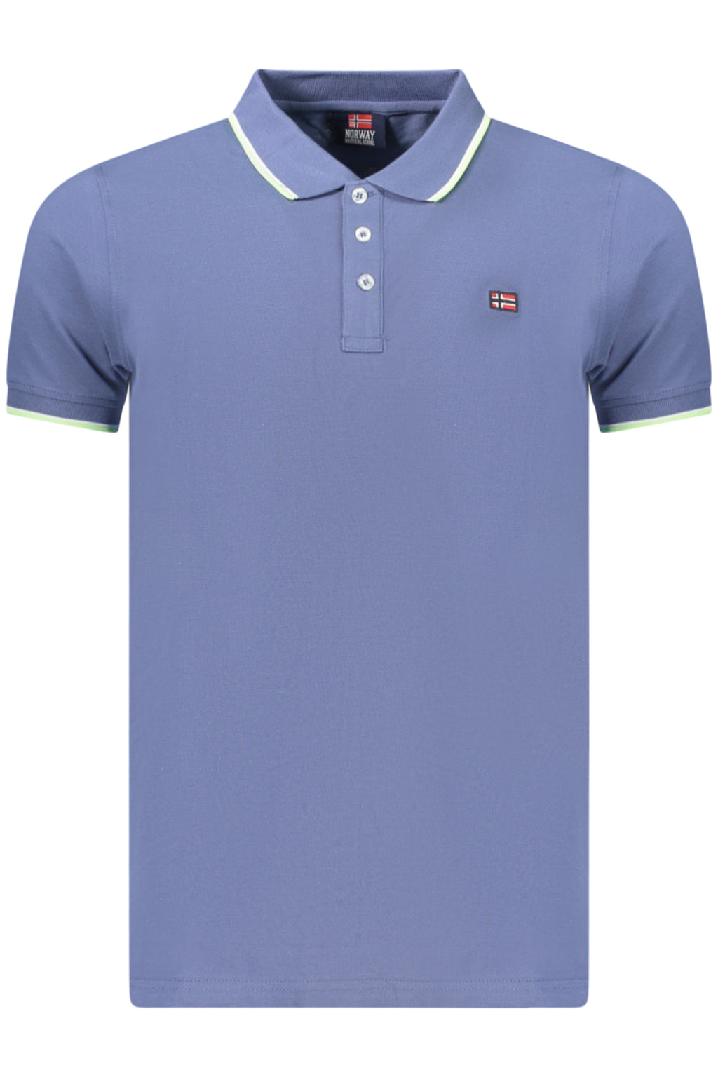 NORUEGA 1963 POLO DE MANGA CORTA PARA HOMBRE, AZUL