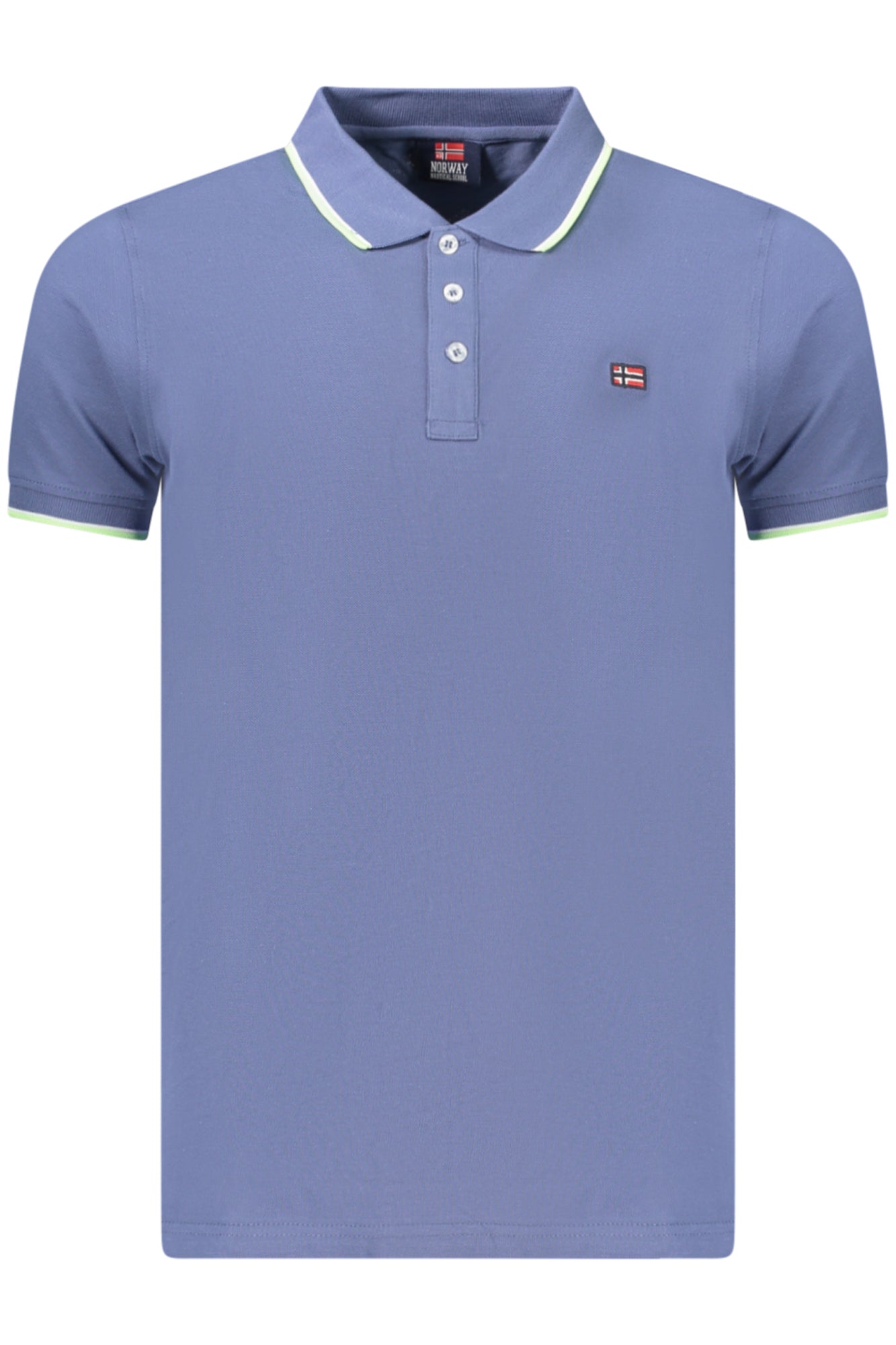 NORUEGA 1963 POLO DE MANGA CORTA PARA HOMBRE, AZUL
